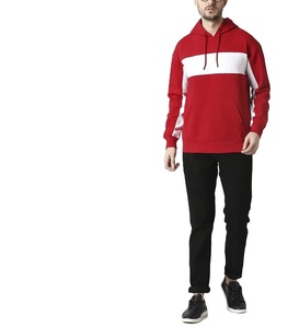 Sudaderas con capucha de mezclilla bordadas y con relieve, cuello redondo, de algodón tejido, con logo personalizado, tallas grandes, oversize, para hombre y mujer - Product Image 1