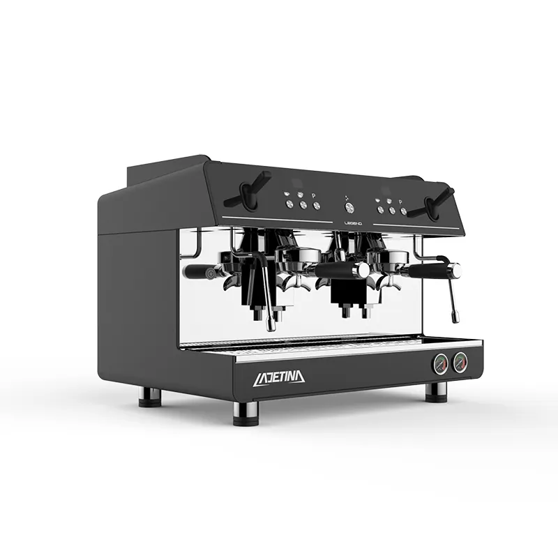 New Design Commercial Coffee Machine For Cafe  Restaurant Copper Boiler Machine Coffee with Cappuccino Steam And Hot Water