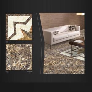 Carreaux de sol en porcelaine émaillée blanche brillante de 1er choix, polis, 40x40cm - Product Image 3