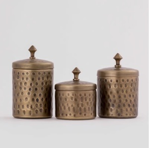 Fast Shipping Colored <b>Empty</b> Metal Storage Cream Gold Iron Candle <b>Jar</b> Candle Holders High Quality - Product Image 2