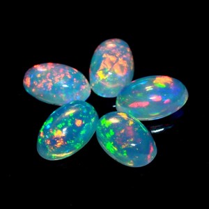 Ópalo etíope natural ovalado de 10X14mm "Precio de fábrica al por mayor Piedra preciosa suelta de alta calidad" | ÓPALO NATURAL WELO ETIPIO | IGI - Product Image 1