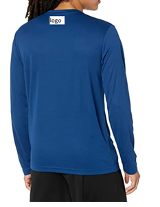 Hommes de Performance Tech À Manches Longues Personnalisé Imprimé Photos T-Shirt 100% Polyester Importés Machine Lavage sourcing de Bangladesh - Product Image 2