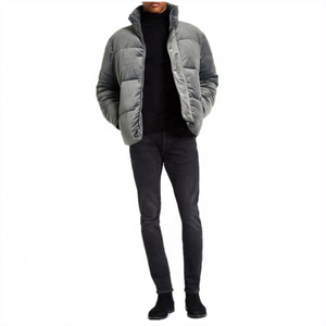 OEM Custom Contrast Mens <b>Padded</b> Coats Nylon Bubble Puffer <b>Jacket</b> Coat Warm Winter Mens <b>Jacket</b> Plus Size For Men <b>Waterproof</b> - Product Image 2
