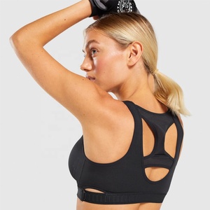 Women's Stylish Comfy Sports Bra Wireless Mesh Racerback Removable <b>Padded</b> Four-Way Stretch Breathable Quick Dry <b>Running</b> - Product Image 3