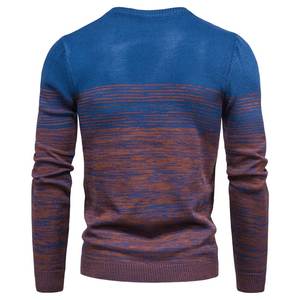 Nouveau sweat-shirt en maille pour homme, col rond, chaud, respirant, personnalisable avec impression et broderie, couleur personnalisée, polyester/coton - Product Image 2