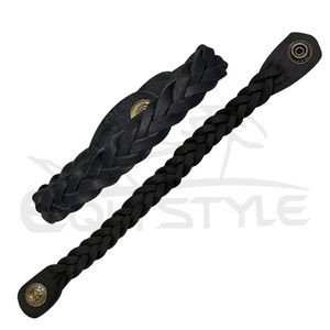 <b>Leather</b> Wristband for Men Braided Genuine Authentic Cowhide Wristband Trendy Fashion Wholesale <b>Wrist</b> <b>Cuff</b> Bracelet Luxury Design - Product Image 2