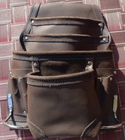 Bolsas de Herramientas de Cuero para Carpintero al por Mayor, Económicas, en Color Marrón/Plateado/Negro, Capacidad de 200 lb