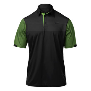 Polo homme vert menthe 200 grammes, T-shirt uni noir et rouge, style asiatique, personnalisable, en coton biologique, pour la famille, vente en gros OEM - Product Image 4