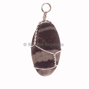 Get Online Narmada Stone Lingam wrap Pendants : Narmada Stone Lingam wrap Pendants For Sale - Product Image 1