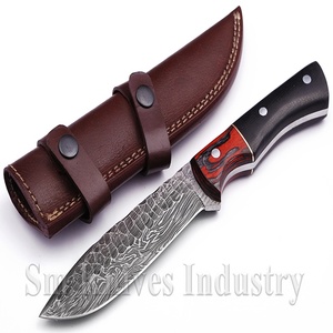 Couteau de chasse damas fait sur commande forgé à la main (Smk1359) - Product Image 2