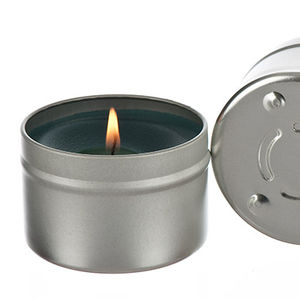 Metal Round Polished <b>Candle</b> Holder Wax Light <b>Candle</b> Tin <b>Tea</b> Lights in Tin Boxes for <b>Candle</b> Making - Product Image 1
