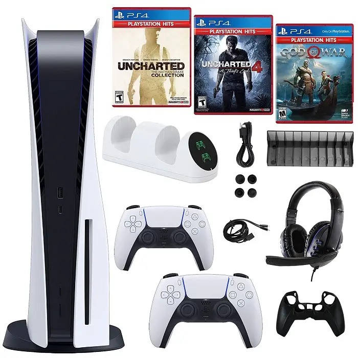 Wholesales For PS5 Pro Play 1TB Game Consoles 15 GAMES & 2 wireless controller