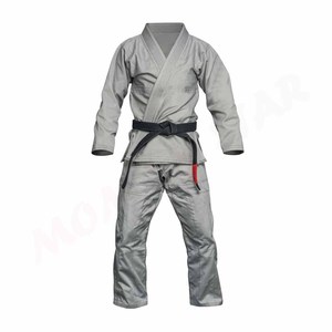 Profesional personalizado brasileño Jiu Jitsu Gi hombres blanco Jiu Jitsu Kimono artes marciales desgaste liso BJJ Gis uniforme - Product Image 1
