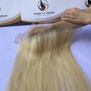 Tissage en lot péruvien blond 613 — ali queen, 613 cheveux naturels, vierges, cuticules, perruque avec lace Frontal Closure HD, vente en gros - Product Image 3