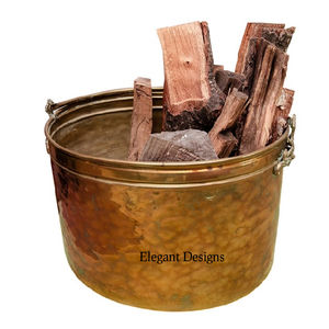 Utensilios para el hogar y el jardín de alta calidad Cubo de ceniza de hierro redondo hecho a mano Cubo de carbón para encender al por mayor - Product Image 3