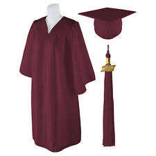 Produit personnalisé Vente en gros Haute qualité pour l'école Bachelor Graduation Gown Tassel avec étole Ensemble uniforme Polyester/coton - Product Image 2