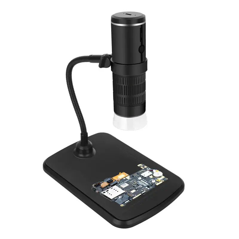 Wireless Digital WiFi USB Microscope 50X To 1000X Magnification Mini Handheld Endoscope Inspection Camera with 8 LEDs with Metal