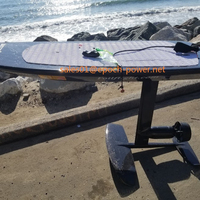 Planches de surf en feuille électrique, 168cm, pour surf sur l'eau, sans vent ou vagues, stocks en ue, nouvelle taille