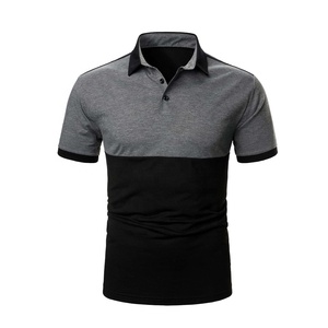 Camiseta de polo para hombre de alta calidad, impresa y bordada personalizada con logotipo OEM, patrón sólido, manga corta, Golf, talla grande, Vintage - Product Image 2