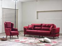 Ensemble de canapés Rondo Chesterfield de style européen moderne avec cadre en bois massif, canapé-lit et rangement, meubles pour la maison