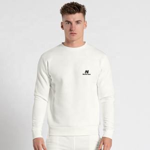 Ensemble Sweat-shirt et short à col rond en polaire à revers de grande taille ensemble de survêtements pour hommes personnalisés vierges avec logo - Product Image 2