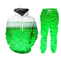 Diseño Personalizado, Chándal Informal con Estampado Digital, 100% Poliéster, Tela Oxford, Sin Mangas, Secado Rápido, Antiarrugas, para Hombre