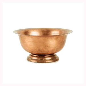 Elegant Design Metal and <b>Glass</b> <b>Serving</b> <b>Bowl</b> for Home Kitchen Fruit Server & Food Server <b>Bowl</b> Golden Embossed Design Hot Selling - Product Image 3