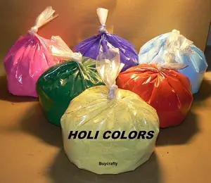 뜨거운 판매 인도 Holi 컬러 파우더 실행 파우더 Gulal Holi 컬러 파우더 1kg 달콤한 향기 축제 축하 파티