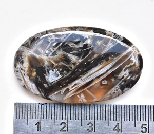 Natural Stick Agate Cabochon High Quality Turkish Stick <b>Tube</b> Agate Gemstone Cabochon For Jewellery Makinng handmade Cabochon - Product Image 3