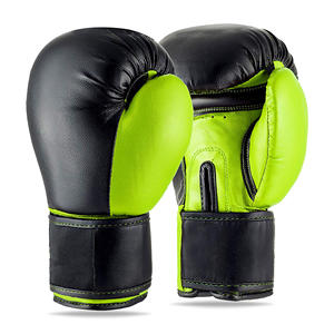 Factory Wholesale Professional PU Leather Genuine Leather Muay Thai Boxing Glove Custom logo Kick Boxing Gloves MMA Gloves - Product Image 1