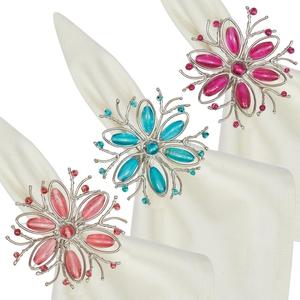 Couleur Pleine Perle anneau de Serviette - Product Image 1