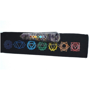 Baguettes en pierre naturelle Orgone Améthyste Chakra 7 Chakra Sculpté Feng Shui Cristaux de pierres précieuses Guéri Gravé Agate Mascotte Guérison - Product Image 1