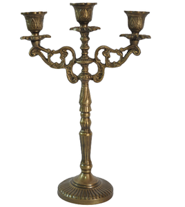 สูงอลูมิเนียมโลหะนูนเชิงเทียน3แขนเทียนตกแต่งยืนเชิงเทียนที่มีคุณภาพสูง - Product Image 1