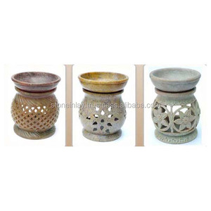 Soapstone Aroma <b>Oil</b> <b>Lamps</b> , Aroma DIffuser - Product Image 1