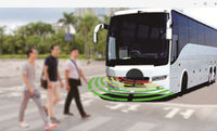 Système d'alerte acoustique pour véhicule, simulation du son du moteur de bus électrique