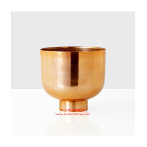 Maceta y Florero de Metal Bronce Antiguo para Decoración del Hogar, Bodas y Fiestas, Florero Decorativo Navideño en Oferta - Product Image 3