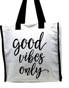 High Quality Eco-Friendly Cotton Tote <b>Bag</b> with <b>Long</b> Handle Customized Logo Screen Printed Exported From India-Paramount Brand - Product Image 2