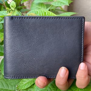 Portefeuille en cuir véritable pour homme Porte-Offre Spéciale en cuir véritable Designer de luxe Couleur marron Cadeau en espèces pour lui - Product Image 1