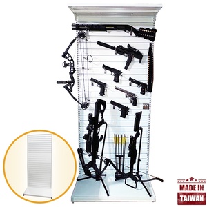 Bán Lẻ Kim Loại Tường Slatwall Hiển Thị Nội Thất Slat Board Gondolas Countertop Spinner Stands - Product Image 1