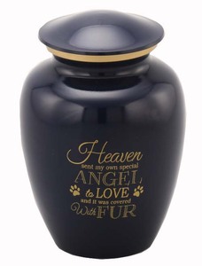 โกศสัตว์เลี้ยงสีเงินดีไซน์ทันสมัยทำจากโลหะทองเหลืองที่ทนทาน - Product Image 6