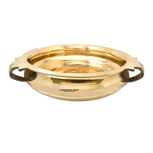 Cesta y Tazón de Frutas de Latón Metálico con Asa, Decoración Antigua para el Hogar y la Cocina, Tazón de Almacenamiento para Decoración de la Sala de Estar - Product Image 3