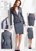 Customizable Bags with Bespoke Woman Suit Including Jacket and <b>Skirt</b> Textiles & Leather Products - Product Image 4