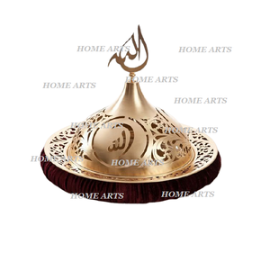 Beurrier de forme ronde de taille personnalisée Beurrier de conception unique en laiton couleur or avec vadrouille fonctionne à bas prix - Product Image 4