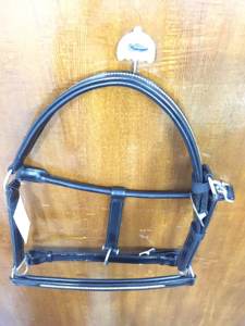 Luxe anglais selle cheval licou haute qualité Durable cristal clair chaîne à la mode Nylon cuir couronne nez joue - Product Image 5