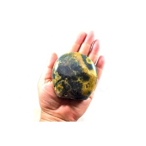 Figura de Jaspe Oceánico Tallada de Alta Calidad, Pulida, de Forma Libre, Amuleto de Amor para Feng Shui, Meditación, Limpieza Energética del Hogar - Product Image 1