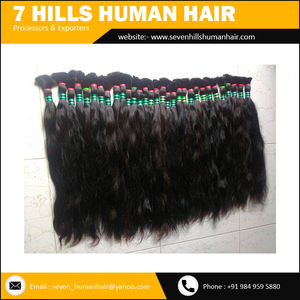 Extensiones de cabello humano indio de calidad exportada desde India Extensiones de cabello indio de alta calidad - Product Image 4