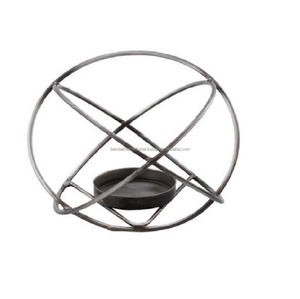 Vela de alambre Luz de té Vela Luz de té con nuevo estilo Portavelas de hierro con diseño de árbol de flores y multicolor - Product Image 2