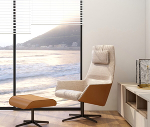 Triho เก้าอี้เลานจ์เดี่ยว S81857แบบยุโรปเฟอร์นิเจอร์บีนแบ็กหมุนได้ด้านหลังสูงสำหรับห้องนั่งเล่นเฟอร์นิเจอร์โฟมที่ทันสมัย - Product Image 4