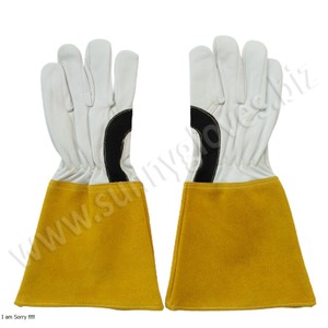 Guantes de Soldadura Industrial, resistentes al calor, cuero de vaca, TIG MIG - Product Image 2
