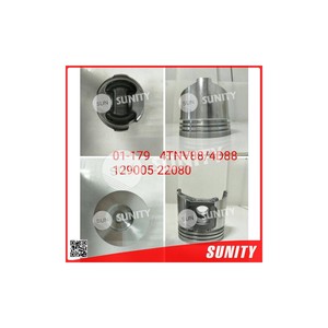 Juegos de pistón de rendimiento confiable TAIWAN SUNITY OEM 129005-22080 para Yanmar 4TNV88 Empilhadeira - Product Image 1